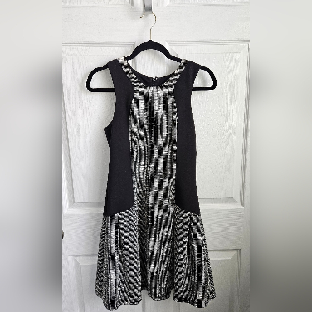 Fit And Flare Textured FRAME dress